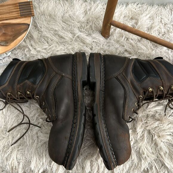 Red Wing Irish Setter Ultra Dry Waterproof Steel Toe Work Boots Size 10 E2 - Picture 8 of 17